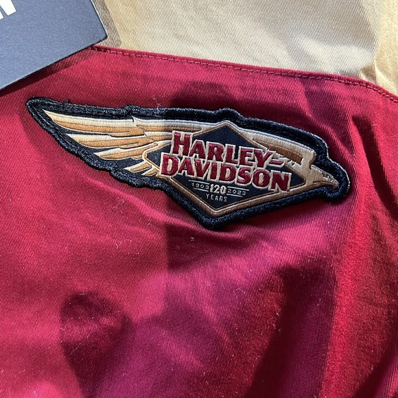 NEW!! Gorgeous Harley Davidson 120th Element Anniversary Edition zip up shirt - Picture 4 of 8